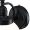 Westinghouse Fixture Wall Outdoor 60W Dusk to Dawn Eddystone Mt, Black Glassobe Wh Opl Glass 6121400 - alternate 3